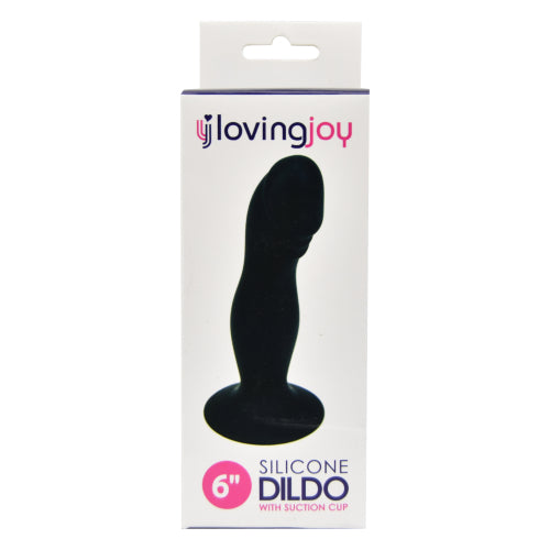 Loving Joy 6 Inch Silicone Dildo with Suction Cup