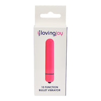 Loving Joy 10 Function Pink Bullet Vibrator