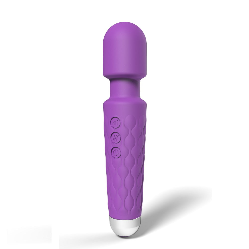 Loving Joy 20 Function Wand Vibrator Purple Bunda Bundha Loving Joy 20 Function Wand Vibrator Purple Bunda Bundha