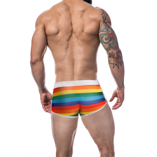 C4M Athletic Trunk Rainbow Extra Large