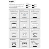C4M Rugby Jockstrap Electric Blue Extra Large