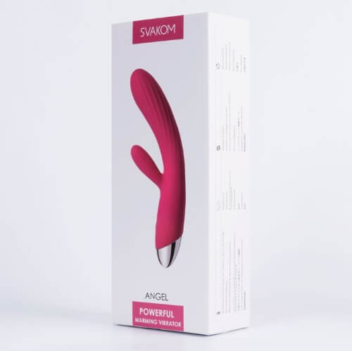 Svakom Angel Warming Rabbit Vibrator Pink