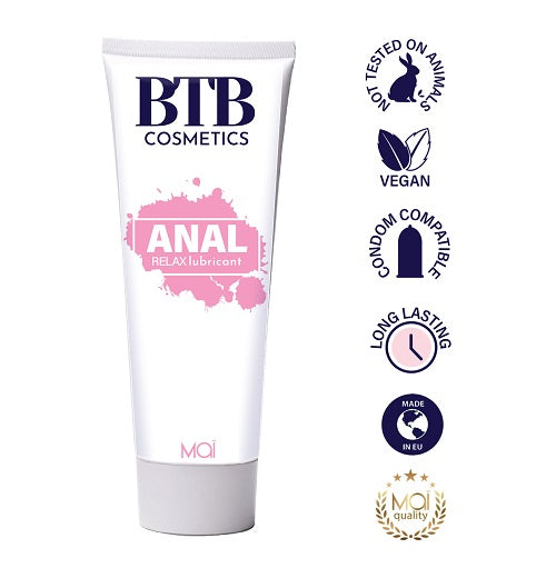 BTB Water Based Anal Relax Lubricant 100ml