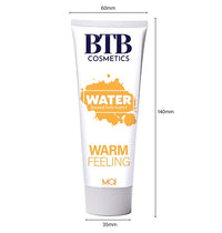 BTB Water Based Warm Feeling Lubricant 100ml