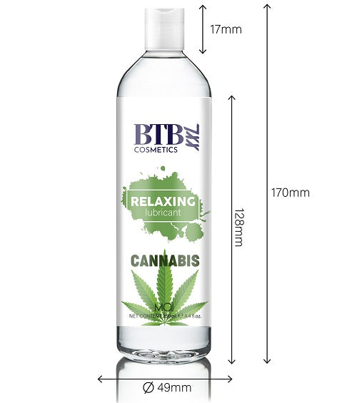 BTB Water Based Cannabis Lubricant 250ml